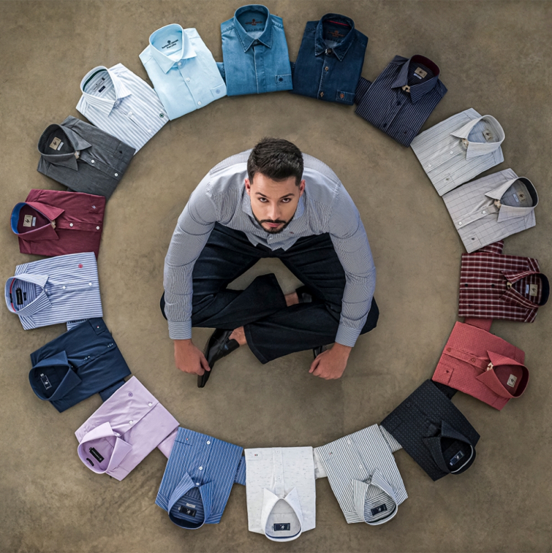 Fábrica de Camisas Social Slim Fit Masculina Mesquita  - Fábrica de Camisa Slim Fit