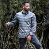 camisa xadrez de flanela masculina Monte Negro - RS