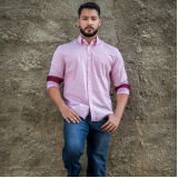 empresa de moda masculina camisa Cajati