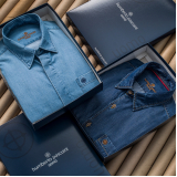 fabricante de camisas masculina jeans manga longa Monte Negro - RS