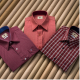 fabricante de camisas xadrez masculina vermelha Araquari