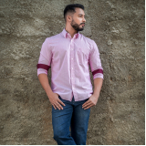 valor de camisa manga longa masculina plus size Guaíba - RS